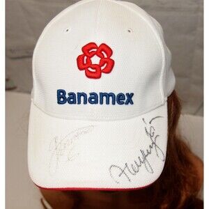 Banamex Mexico National Soccer Futbol Team Hat Autographed by Gerardo Terrado
